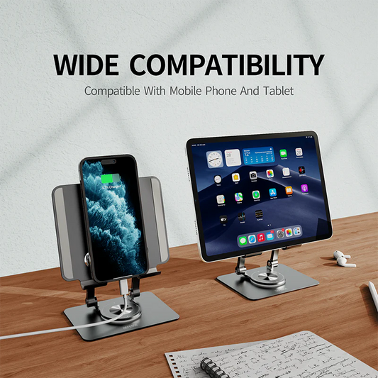 حامل ديفينس 360 درجة قابل للتعديل للأجهزة اللوحية والهواتف المحمولة