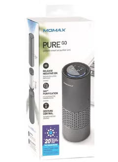Mom Pure Go Portable Smart ION Air Purifier For Car, Home & Office