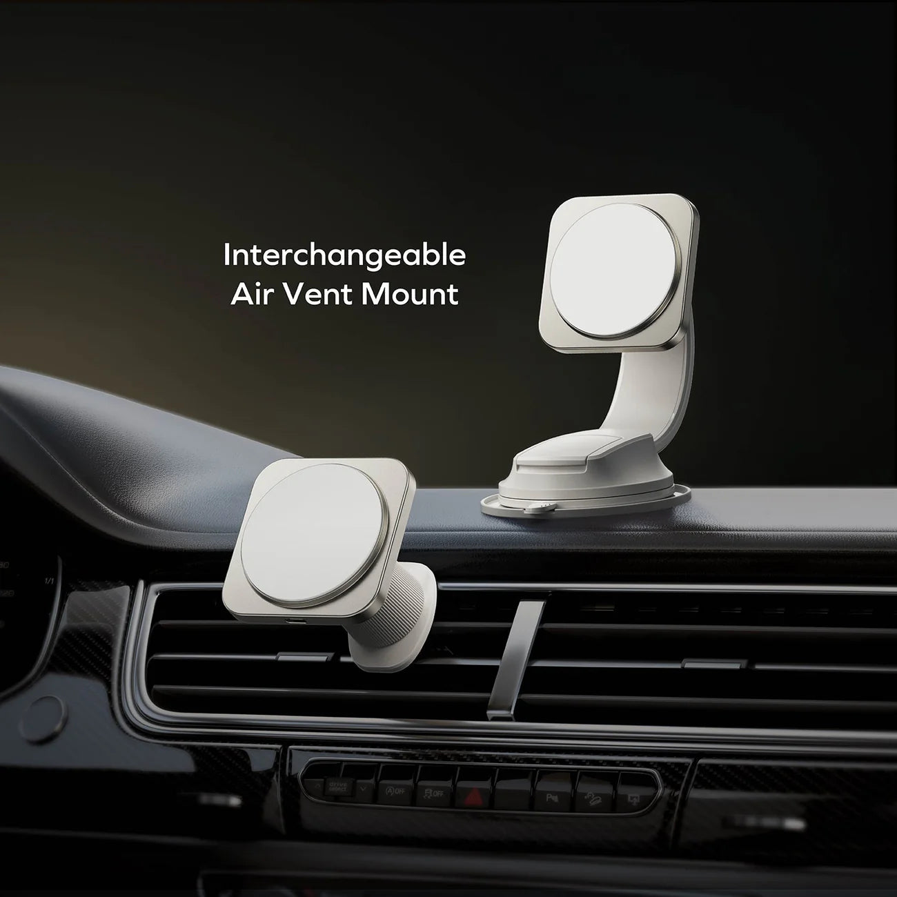 حامل شحن لاسلكي مغناطيسي للسيارة Q2.Mag بقوة 15 وات