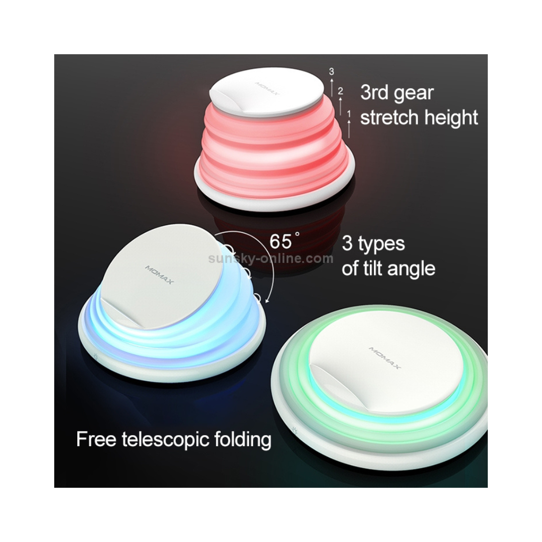 MOMAX Led Rainbow Wireless Charging Desk Lamp