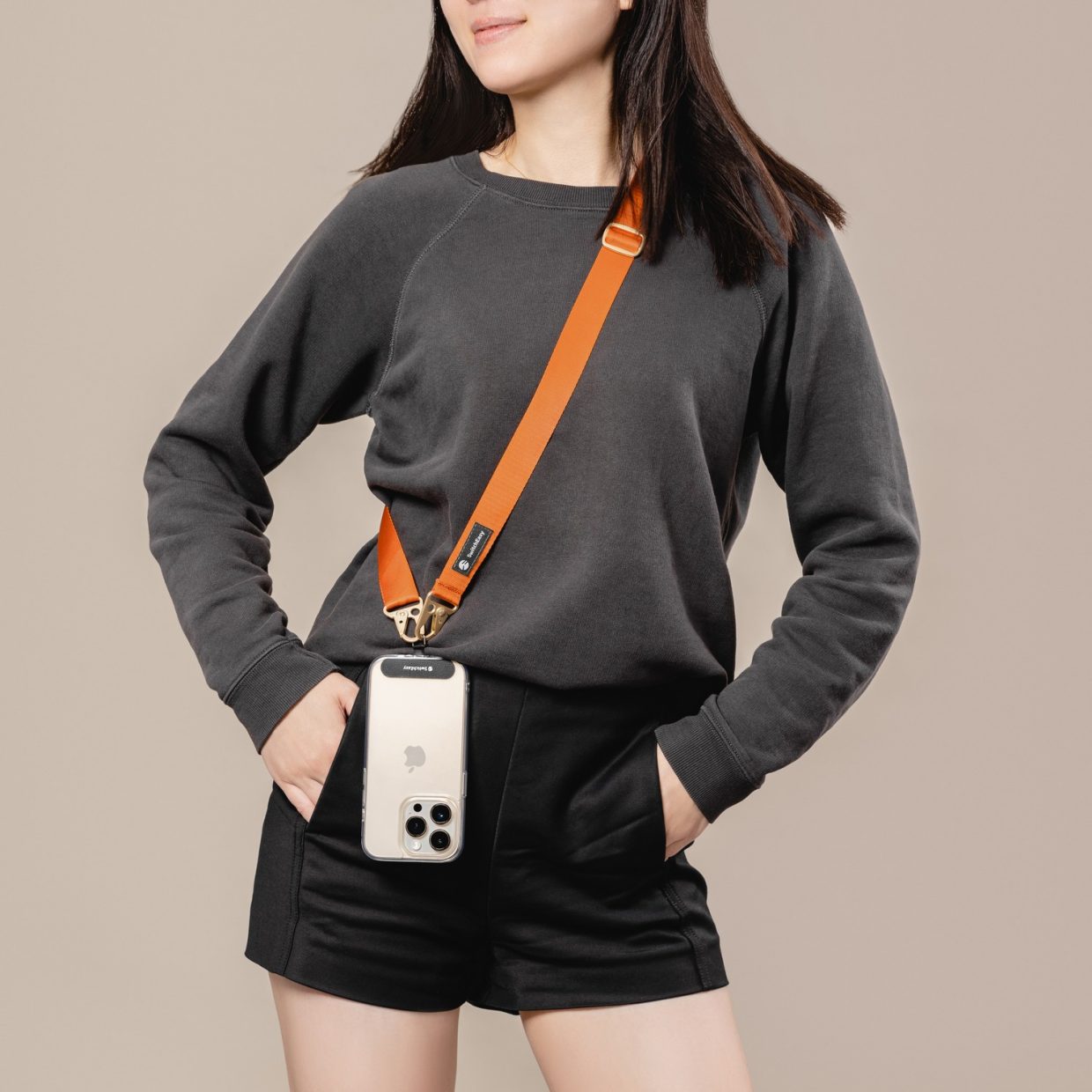 SwitchEasy EasyStrap+Easy Strap Card 25mm for Smart Phone