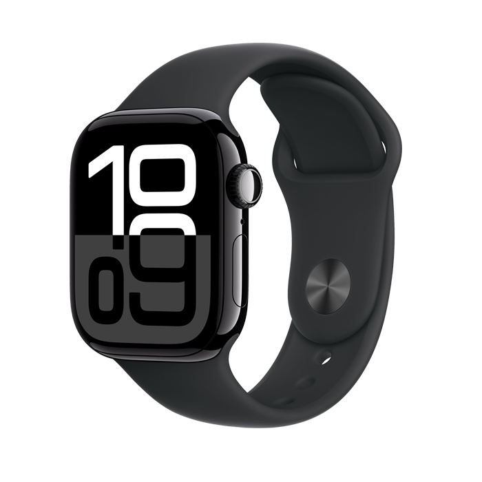 Apple Watch Series 10 GPS, Aluminum Case with Sport Band