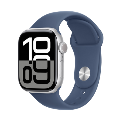 Apple Watch Series 10 GPS, Aluminum Case with Sport Band
