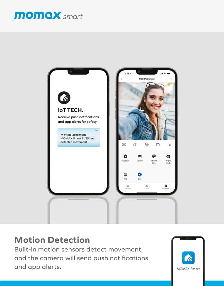 جرس باب ذكي مزود بكاميرا IP وإنترنت الأشياء