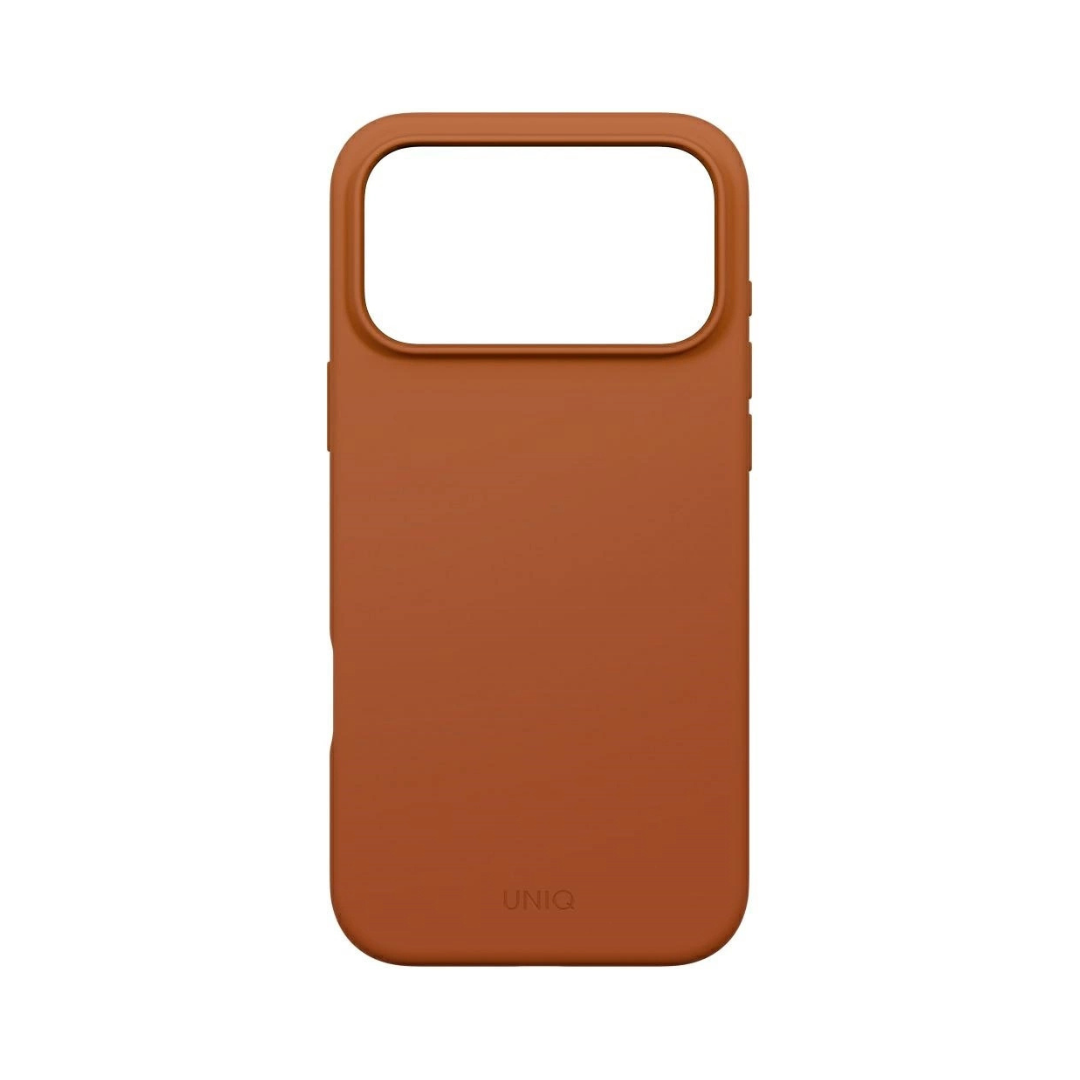 جراب شحن UNIQ Lino لجهاز iPhone 17 Pro Max Magclick - برتقالي 