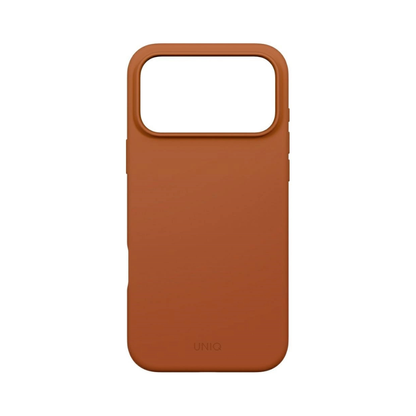 جراب شحن UNIQ Lino لجهاز iPhone 17 Pro Max Magclick - برتقالي 