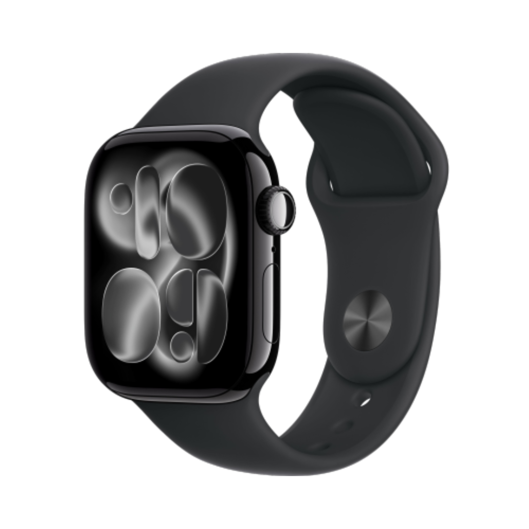 ساعة Apple Watch Series 11 GPS، هيكل من الألومنيوم مع حزام رياضي 