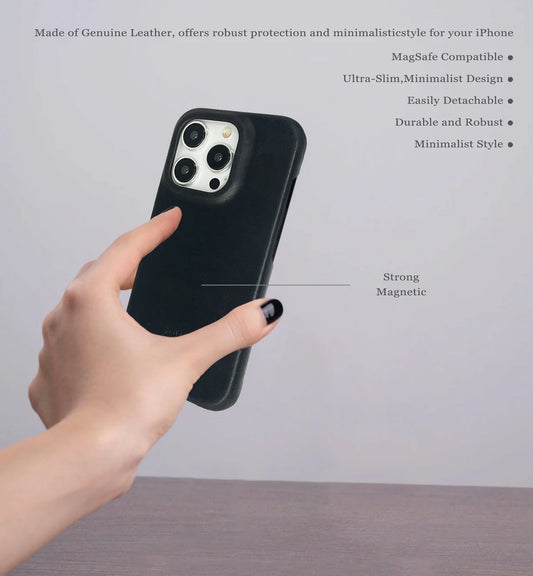 جراب جلدي من Elton Santa Barbara Polo لجهاز iPhone 15 Pro Max