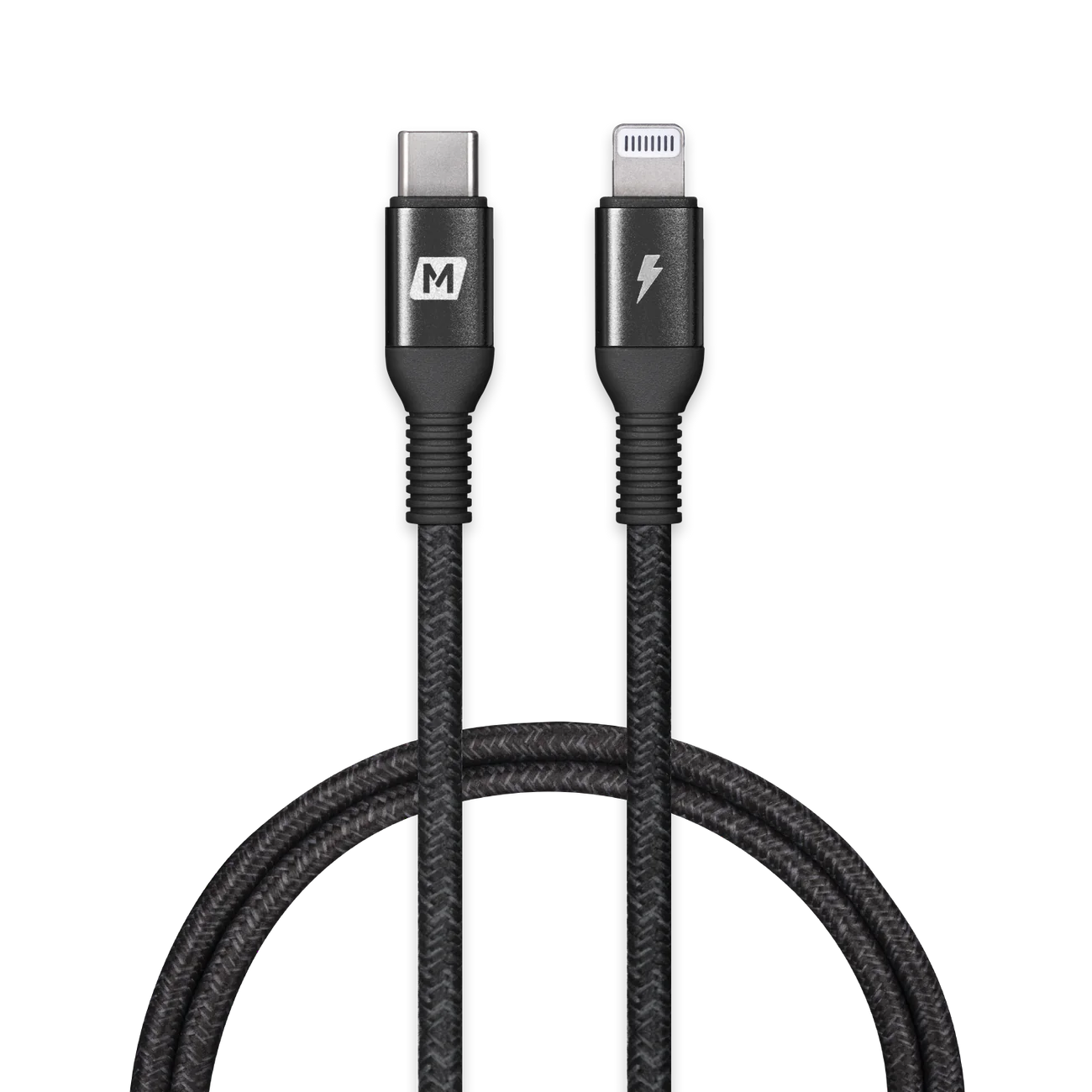 كابل EliteLink USB-C إلى Lightning مضفر من النايلون بقوة 20 وات بطول 1.2 متر