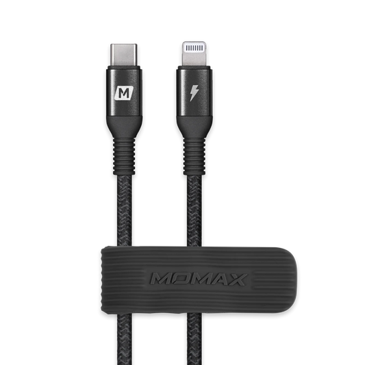 كابل EliteLink USB-C إلى Lightning مضفر من النايلون بقوة 20 وات بطول 1.2 متر
