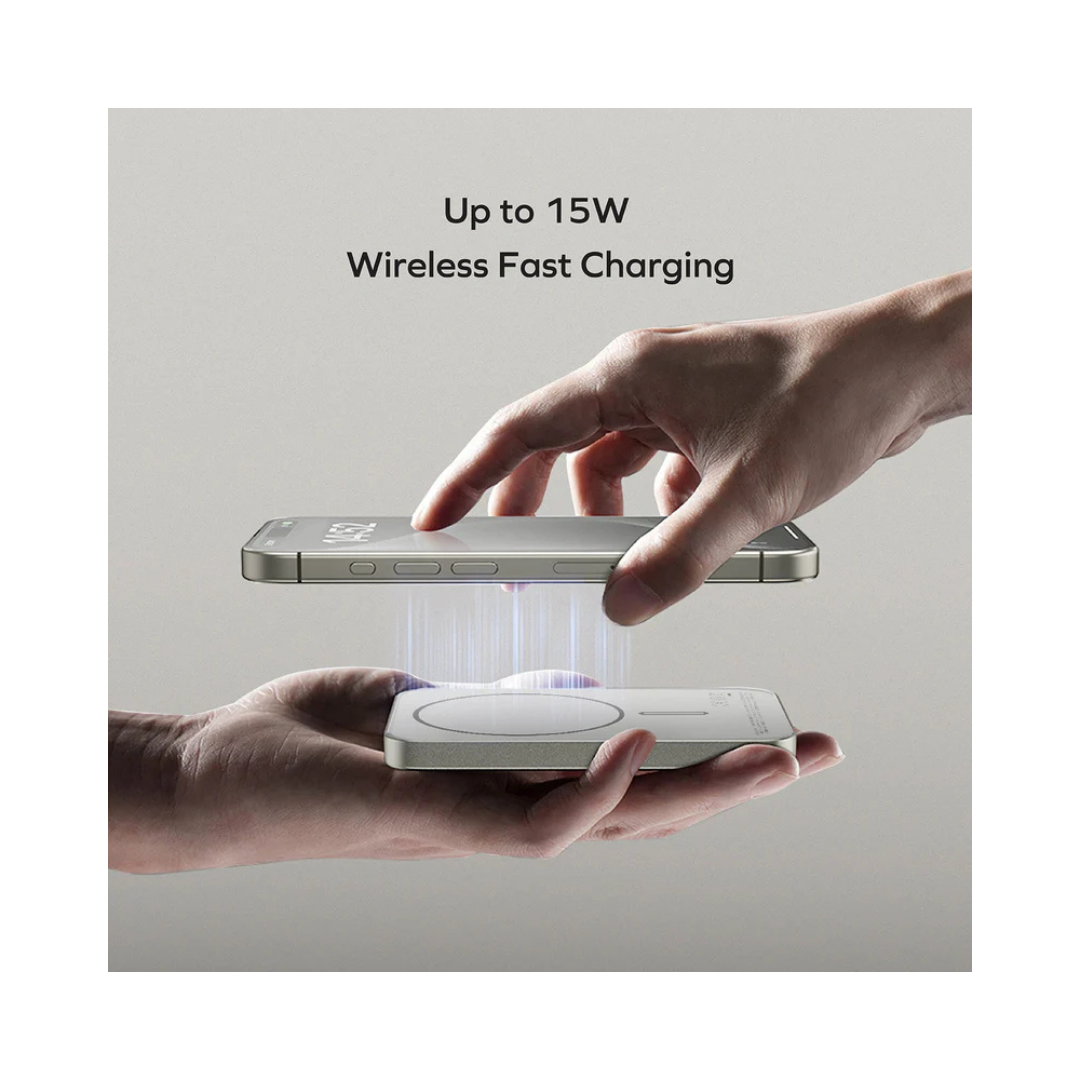 باور بانك لاسلكي مغناطيسي من موماكس كيو ماج اكس بسعة 5000 مللي أمبير/ساعة
