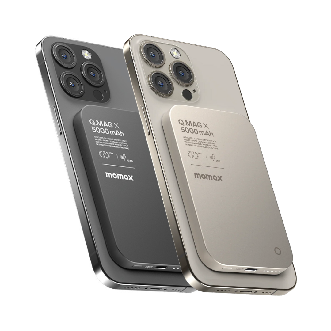 باور بانك لاسلكي مغناطيسي من موماكس كيو ماج اكس بسعة 5000 مللي أمبير/ساعة
