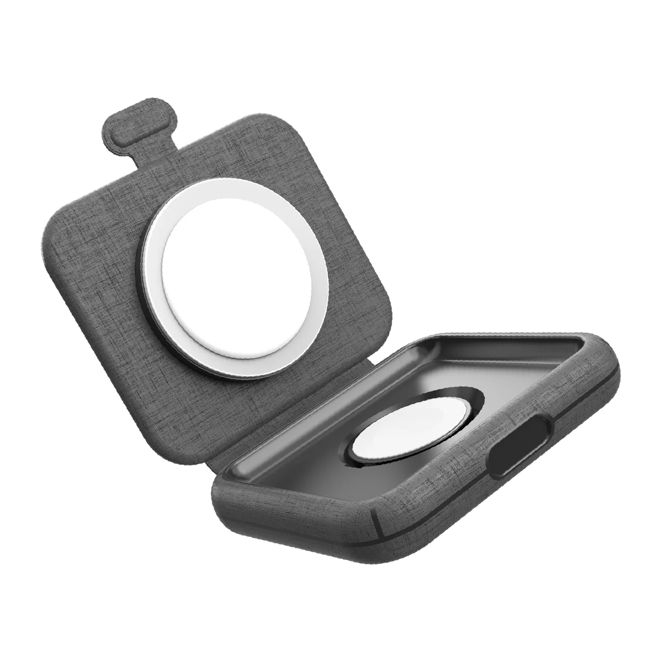 شاحن Q.Mag Go اللاسلكي 2 في 1 MagSafe بقوة 15 وات