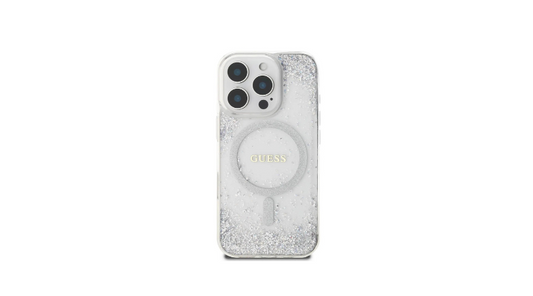 جراب GUESS MagSafe Glitter لهاتف iPhone 16 Pro Max