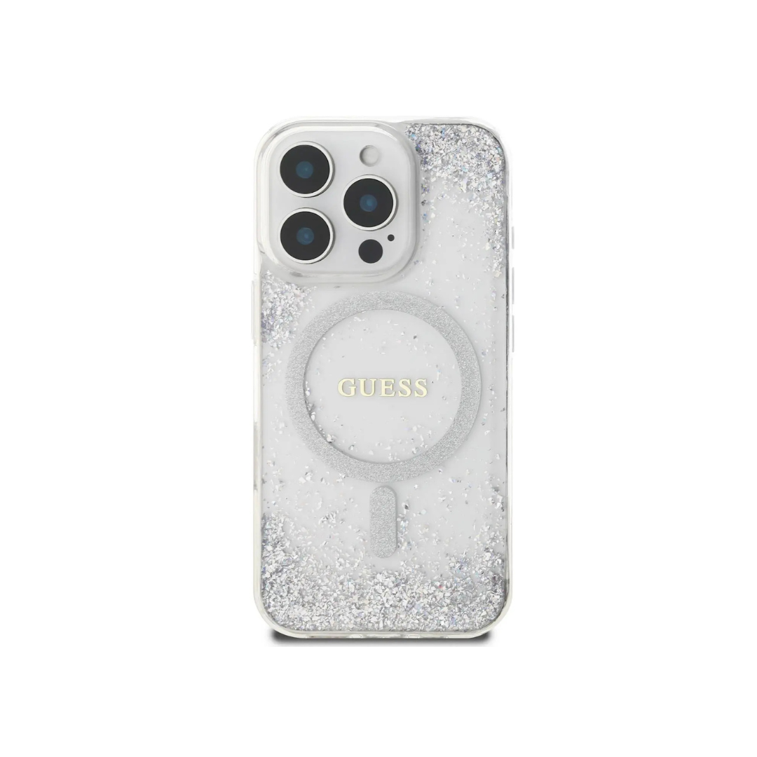 جراب GUESS MagSafe Glitter لهاتف iPhone 16 Pro Max