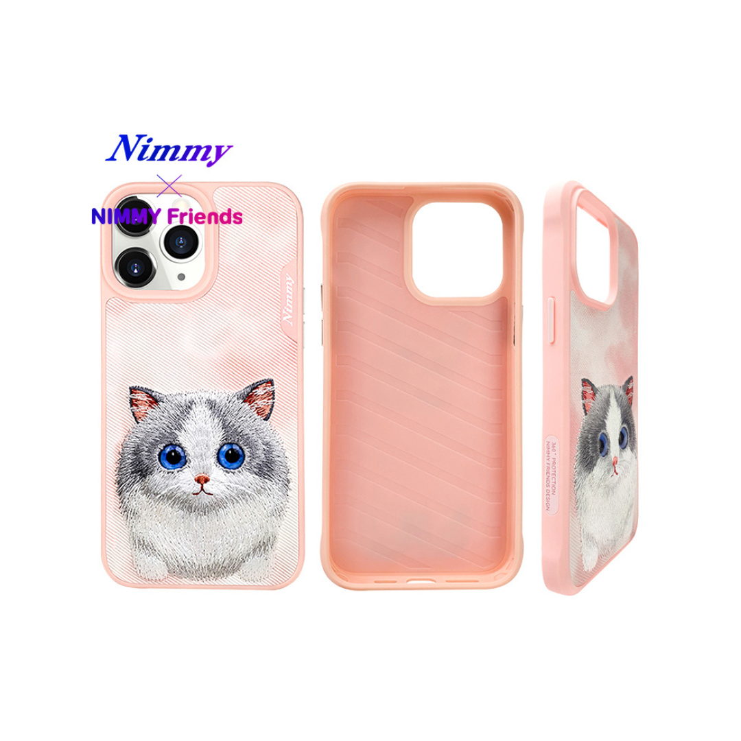 Nimmy friends Embroidery Case for iPhone 16 Pro Max
