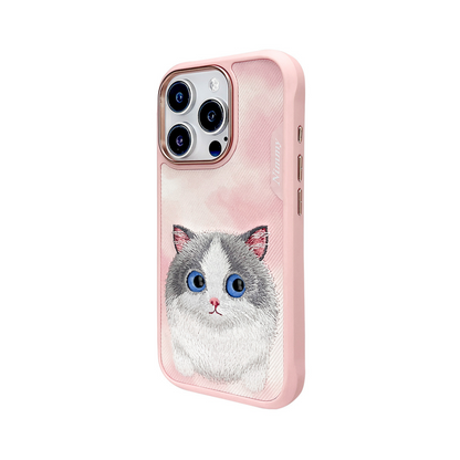 Nimmy friends Embroidery Case for iPhone 16 Pro Max