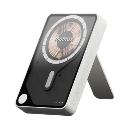 MOMAX 1-Power X Pro Magnetic Wireless Power Bank 5000mAh With Built-In USB-C Cable