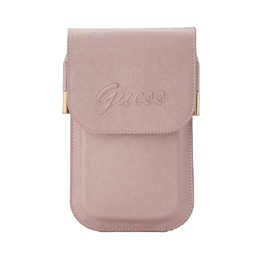 حقيبة هاتف GUESS العالمية مع حزام وفتحة للبطاقات