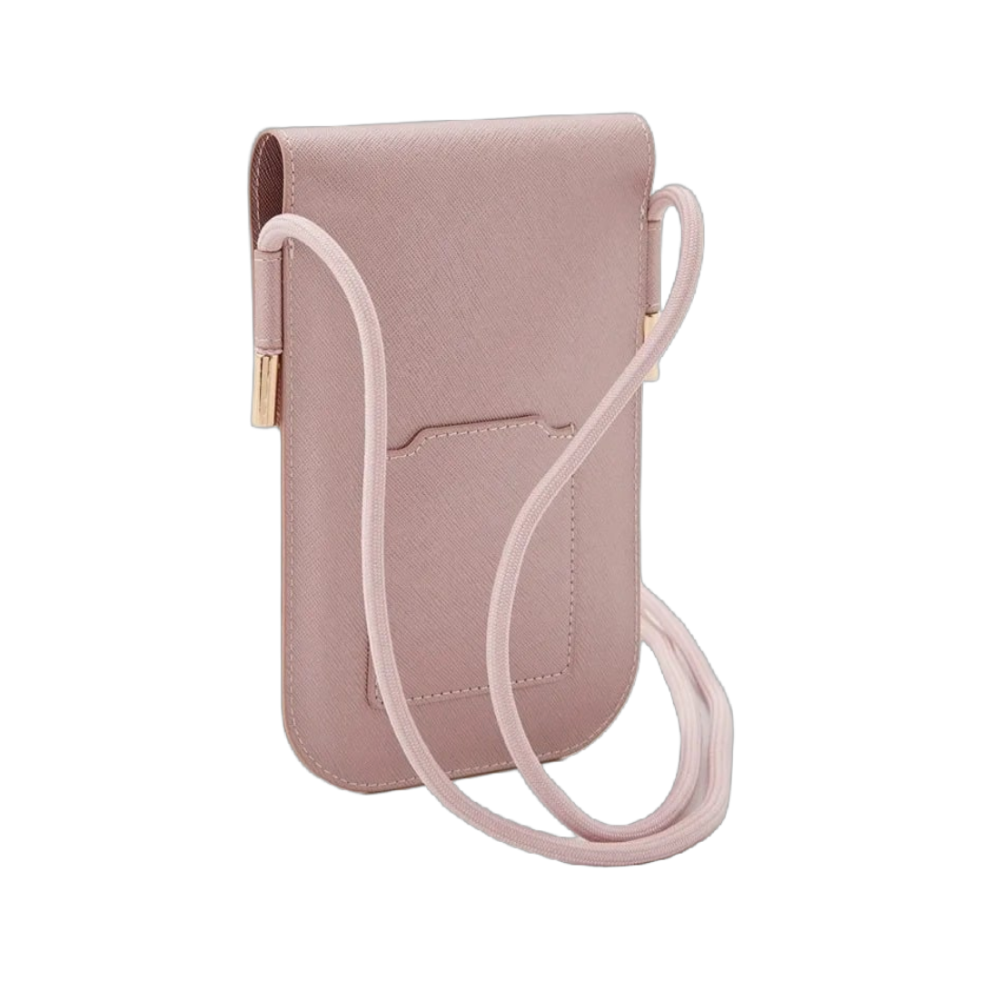 حقيبة هاتف GUESS العالمية مع حزام وفتحة للبطاقات