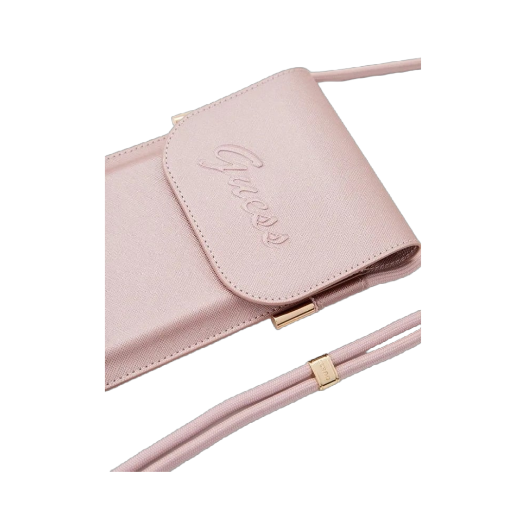 حقيبة هاتف GUESS العالمية مع حزام وفتحة للبطاقات