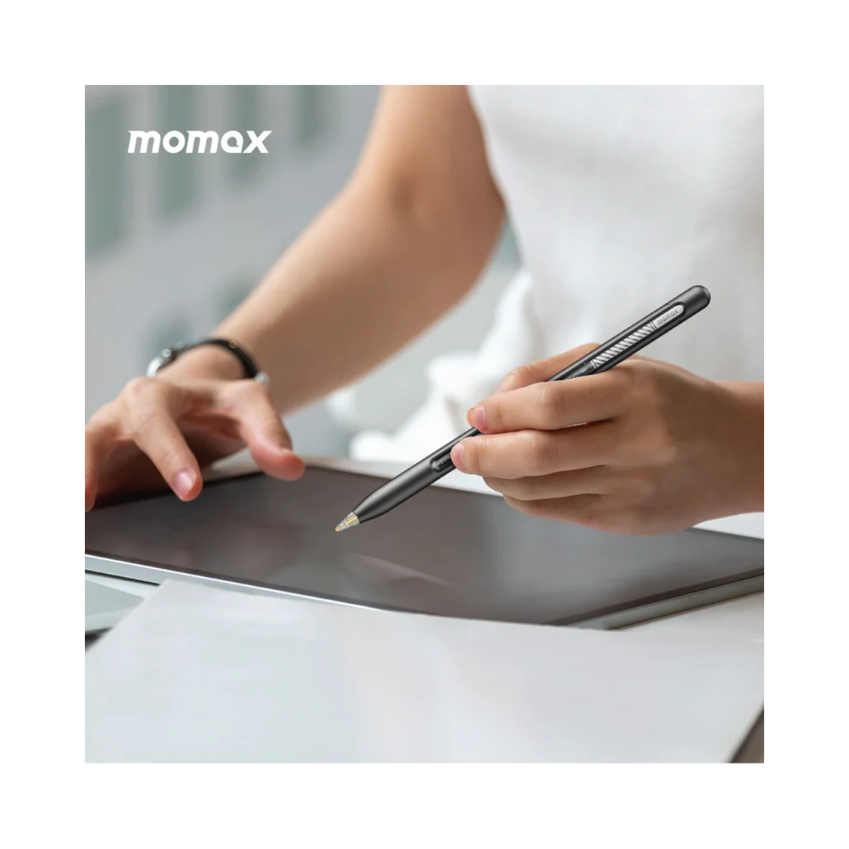 MOMAX MAG.LINK PRO Magnetic Charging Active Stylus Pen