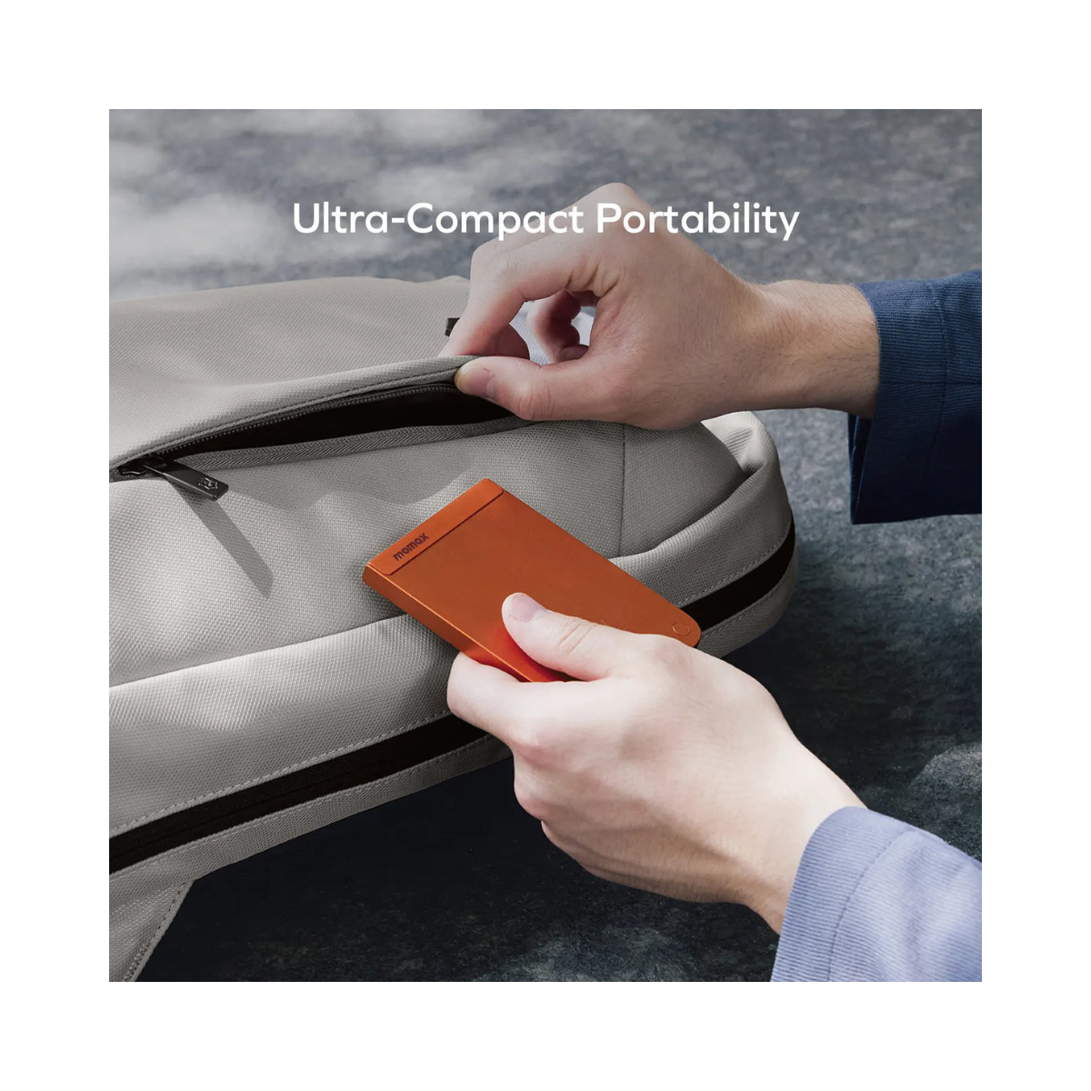 MOMAX 1-Power S.Pass 5000mAh Qi2 Magnetic Wireless Power Bank