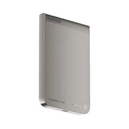 MOMAX 1-Power S.Pass 5000mAh Qi2 Magnetic Wireless Power Bank