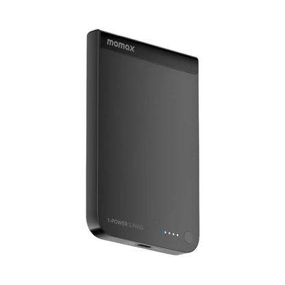 MOMAX 1-Power S.Pass 5000mAh Qi2 Magnetic Wireless Power Bank