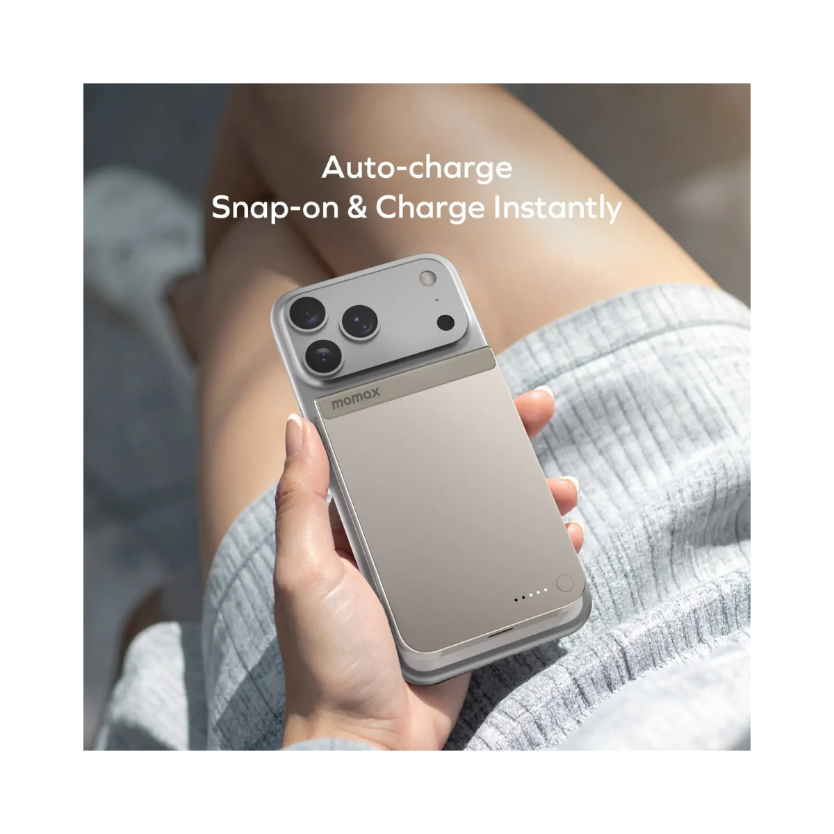 MOMAX 1-Power S.Pass 10000mAh Qi2 Magnetic Wireless Power Bank