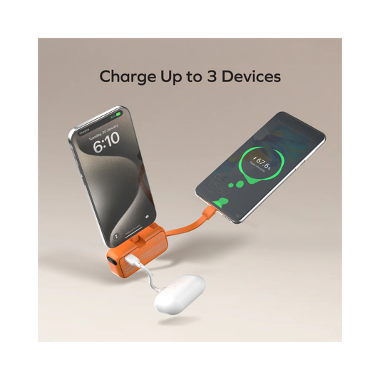 MOMAX 1-Power Mini 5000mAh built-in foldable Lightning power bank