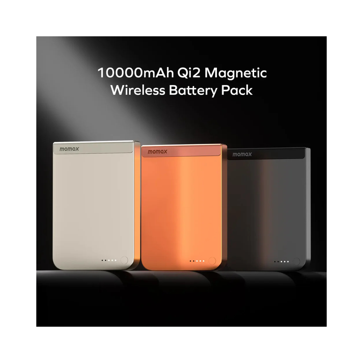 MOMAX 1-Power S.Pass 10000mAh Qi2 Magnetic Wireless Power Bank